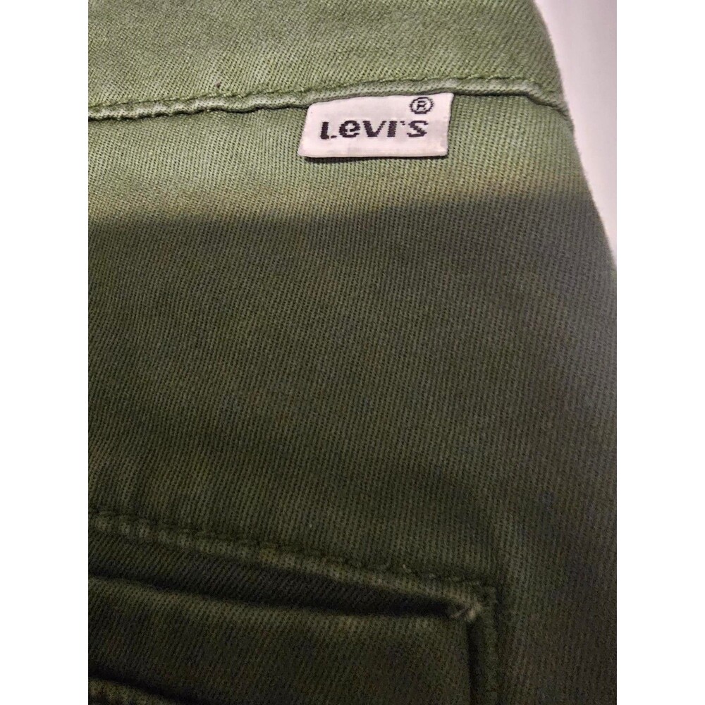 Levi's 514 Mens 36x32 Straight Fit Pants Olive Green 100% Cotton Chino Twill - Picture 2 of 8